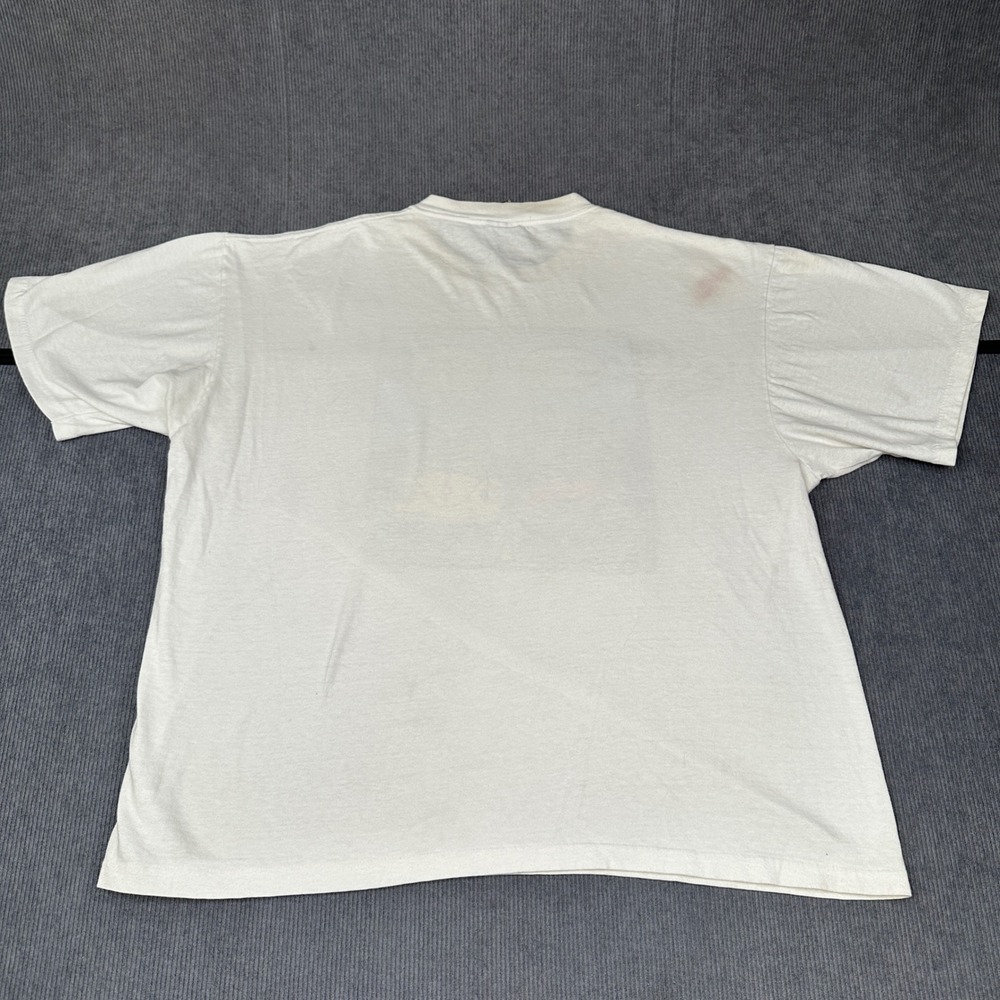 Vintage 90s Funny Comic Tee Graphic T-Shirt XL White Nice Melons Bunch of Pricks - Picture 7 of 10